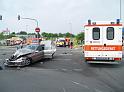 Schwerer Unfall mit Reisebus Lohmar Donrather Dreieck P024